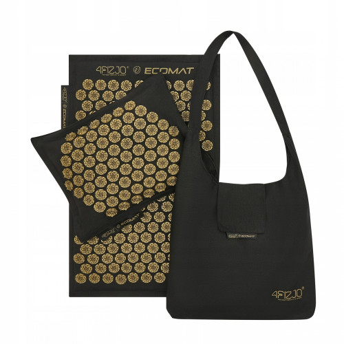 Мат для акупунктури  4FIZJO Eco Mat Аплікатор Кузнєцова Black/Gold - фото №2